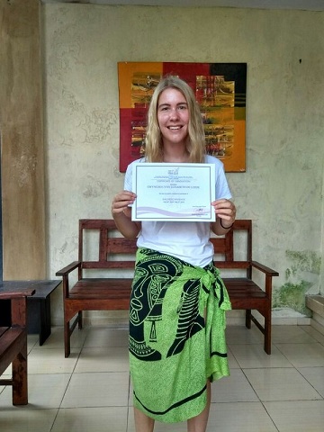 Reeva Bali Spa School Student